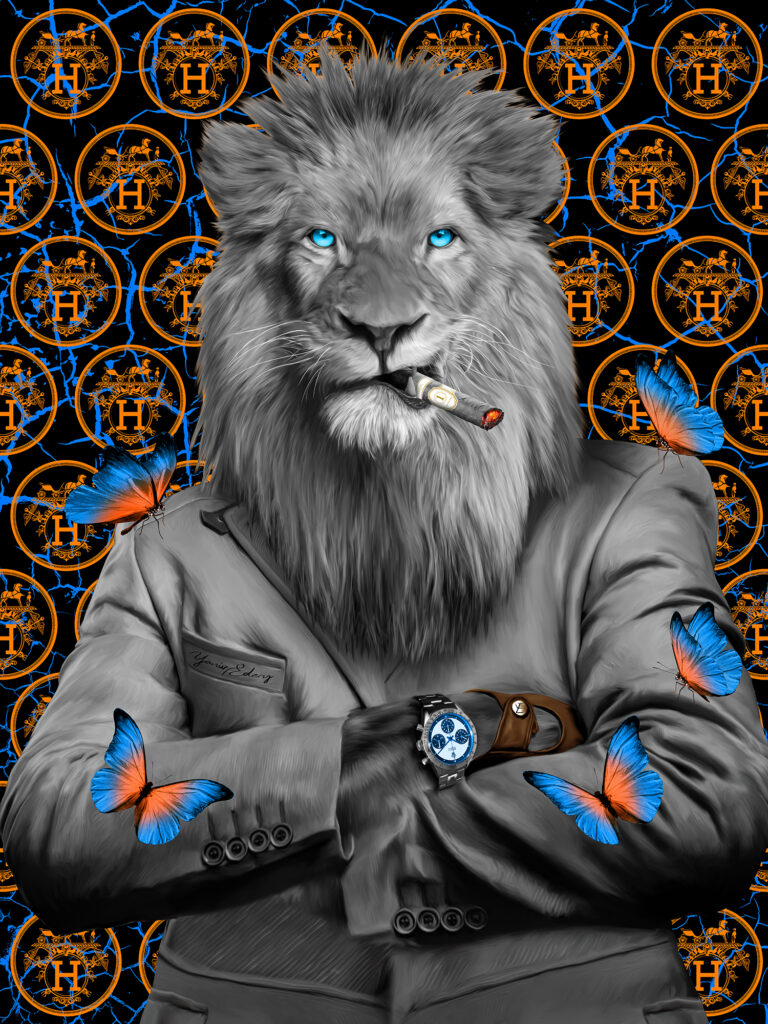 orange and blue - Yaniv Edery