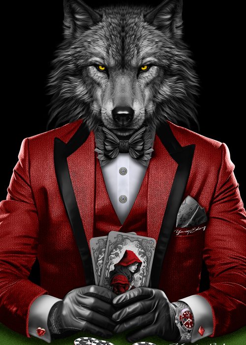 Poker_wolf_rouge - Yaniv Edery