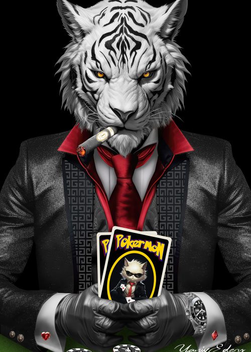 poker_tiger_noir - Yaniv Edery